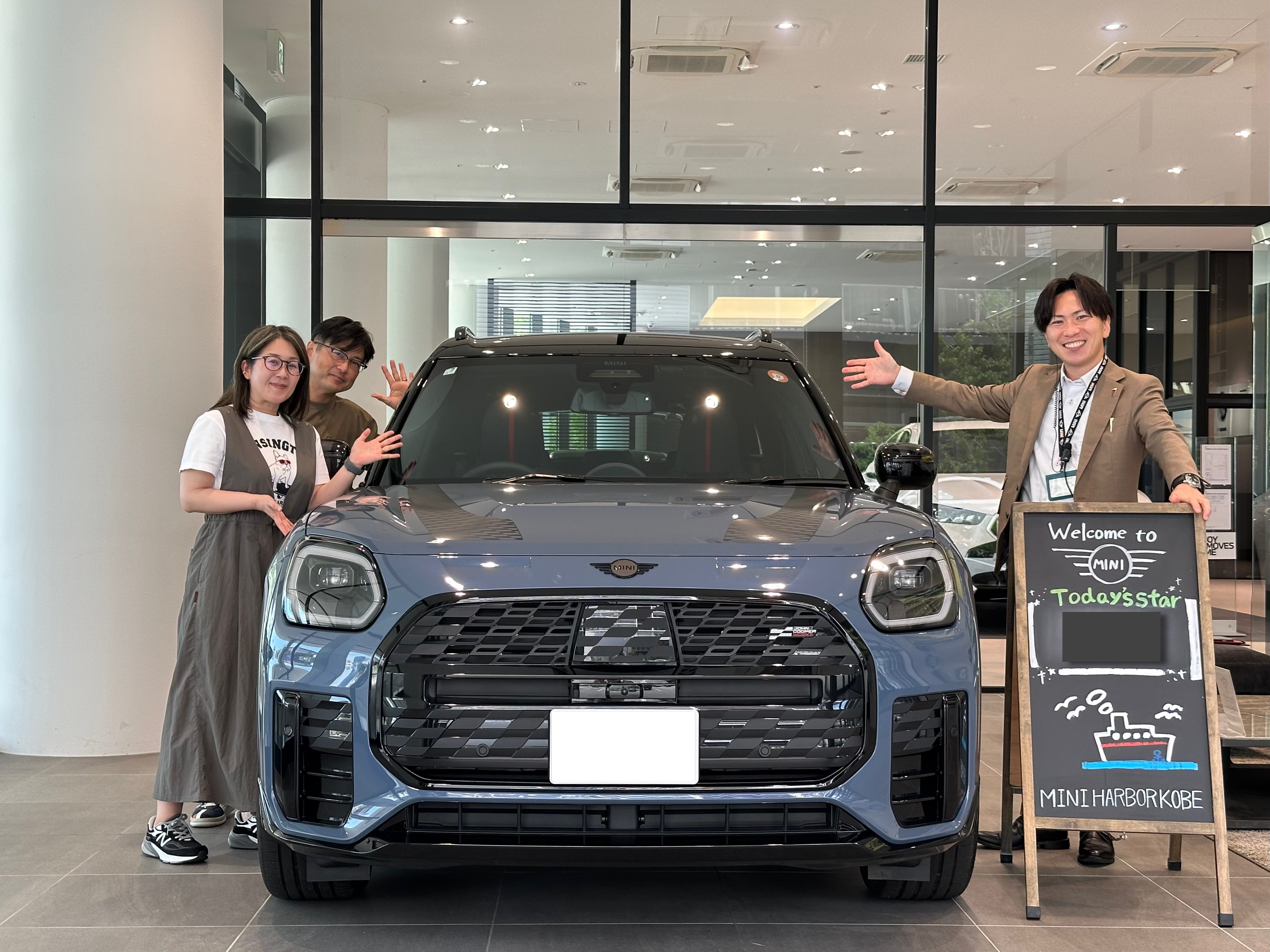 ≪限定車≫ MINI COUNTRYMAN D 【スレート・ブルー】ご納車 | MINI